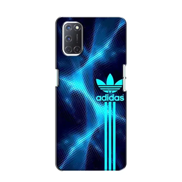 Чехол с принтом «Синий Адидас» для OPPO A52 Чехол с принтом «Синий Адидас» для OPPO A52