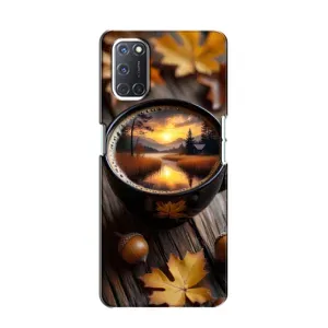 Чохол з принтом «Темна кава» для OPPO A52