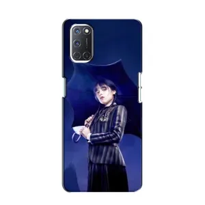 Чохли Венсдей на Oppo A52 Уенсдей (AlphaPrint) (Венздей з парасолькою)