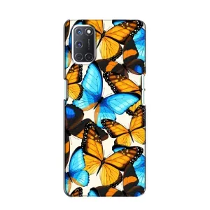 Чохол з принтом для OPPO A52 - (Прикольні) (AlphaPrint) (Яскраві метелики)