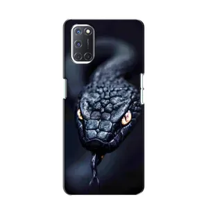 Чохол з картинкою 'Хижаки' для Oppo A52 (Чорна змія)