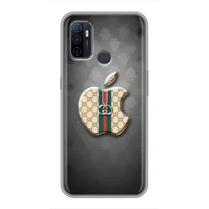 Чохол з принтом «Apple gucci» для OPPO A53