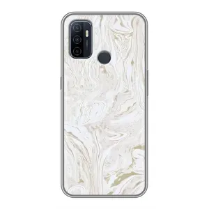 Чехол с принтом «Белый мрамор» для OPPO A53