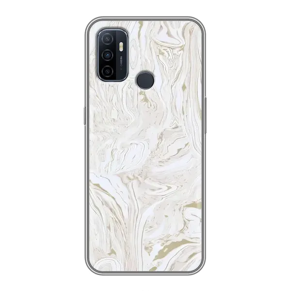 Чехол с принтом «Белый мрамор» для OPPO A53
