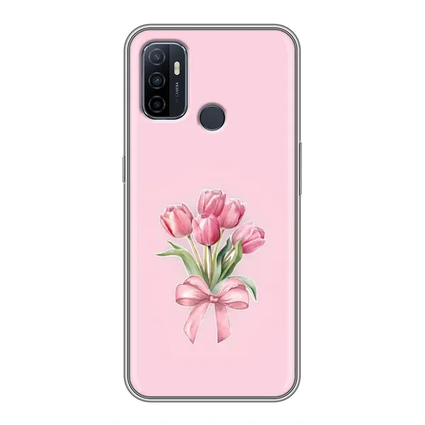 Чохол з принтом «Букет квітів» для OPPO A53