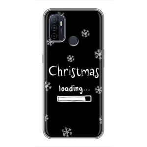 Різдвяні, Святкові Чохли для OPPO A53 (Christmas loading)