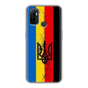 Украинские Чехлы для Oppo A53 с картинкой УПА (AlphaPrint) (Прапор УПА)