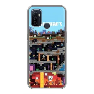 Чохол з принтом «фон Minecraft» для OPPO A53