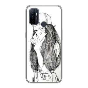 Чохол з принтом «Фото дівчини» для OPPO A53