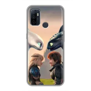 Чохол як приборкати дракона на Oppo A53 (Гикавка і Астрід)