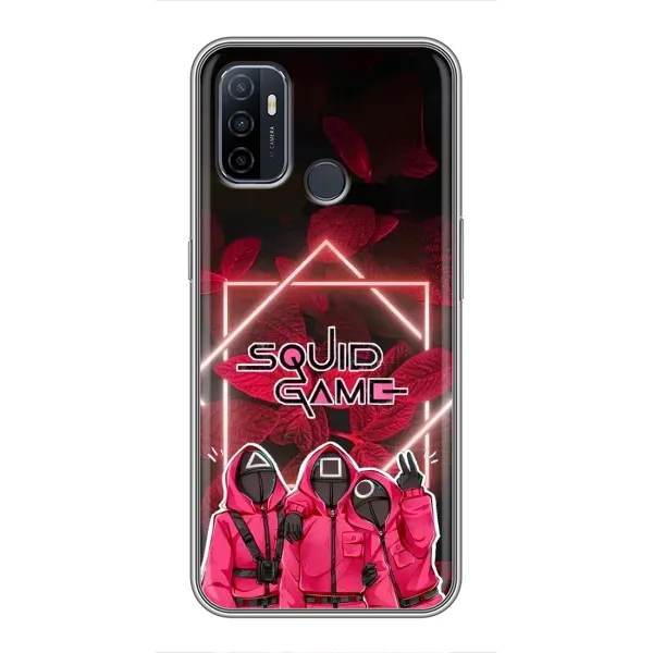 Чохол з принтом «Охоронці Гра кальмара» для OPPO A53 Чохол з принтом «Охоронці Гра кальмара» для OPPO A53