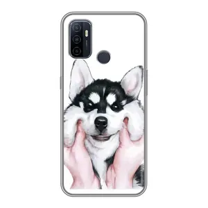 Чохол з Хаскі Oppo A53 - (AlphaPrint)