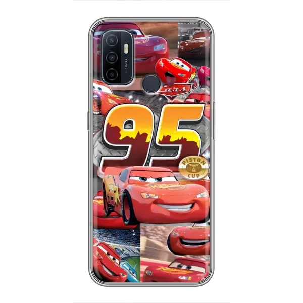 Чохол з принтом «Колаж Блискавка Маквін» для OPPO A53