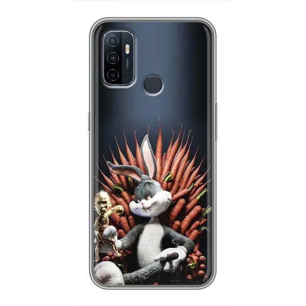 Чохол з принтом «Король Кролик» для OPPO A53