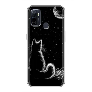 Чохол з принтом для Oppo A53 (AlphaPrint) Модні коти