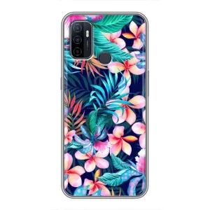Чехол с принтом «Красочные цветы» для OPPO A53