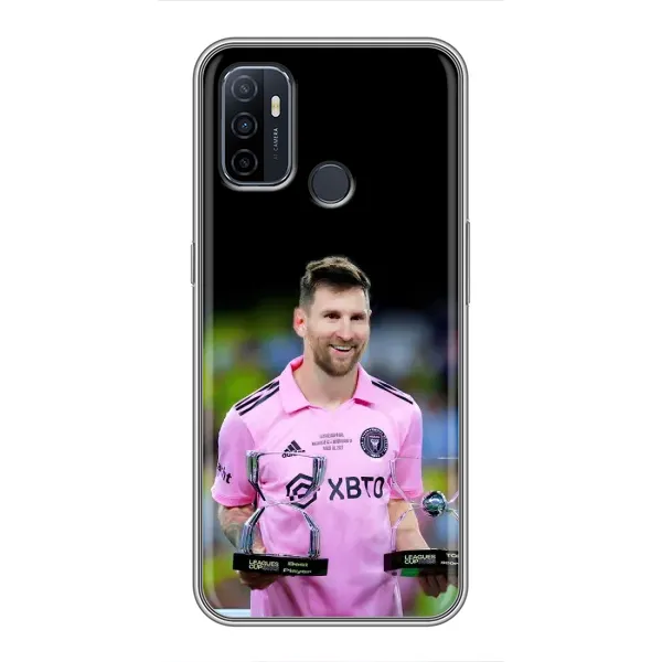 Чохол з принтом «Кубки Мессі» для OPPO A53 Чохол з принтом «Кубки Мессі» для OPPO A53