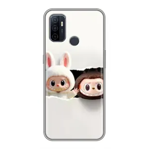 Чохол з принтом «Лабубу» для OPPO A53