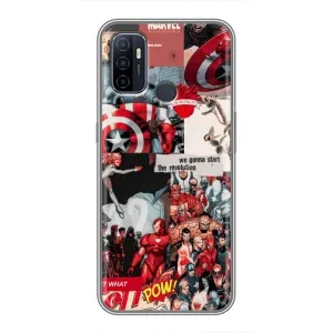 Чохол з принтом «Марвел Комикс» для OPPO A53