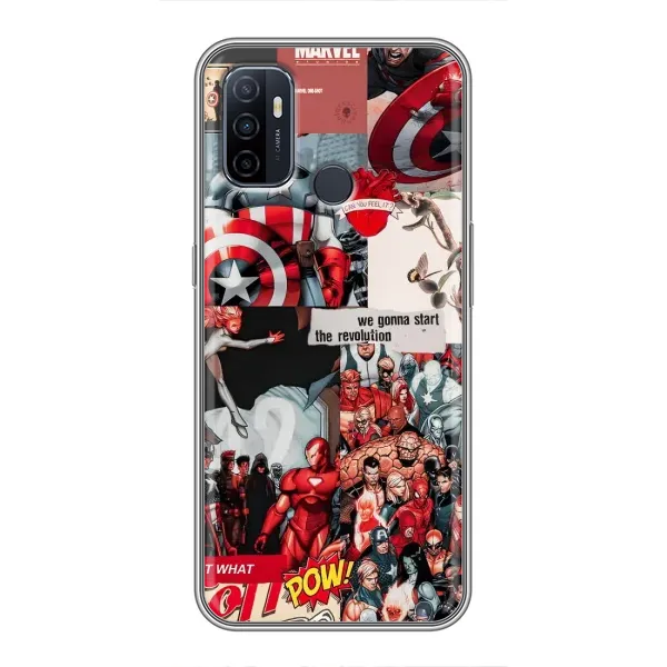 Чохол з принтом «Марвел Комикс» для OPPO A53