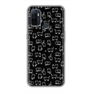 Чохол з принтом «Маленькі котики» для OPPO A53