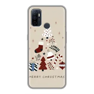 Різдвяні, Святкові Чохли для OPPO A53 (Merry Christmas)