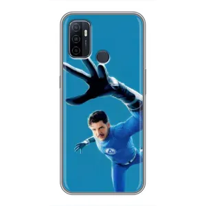 Чохол з принтом Фантастична четвірка для Oppo A53 (Містер Фантастік супергерой)
