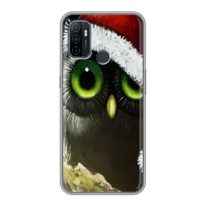 Чехол с принтом «Новогодняя Сова» для OPPO A53
