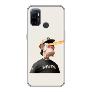 Чохол з принтом «мавпа NFT в окулярах» для OPPO A53