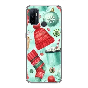 Чехол с принтом «Одежда НГ» для OPPO A53