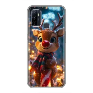 Чехол с принтом «Олень с шарфом» для OPPO A53