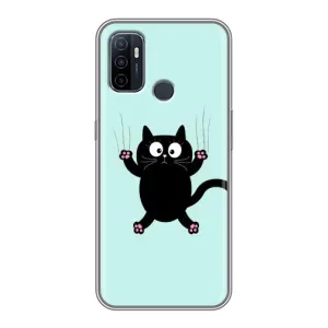 Чохол з принтом «Падаючий кіт» для OPPO A53