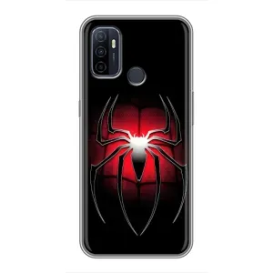 Чохол з людиною павуком для Oppo A53 - (AlphaPrint)