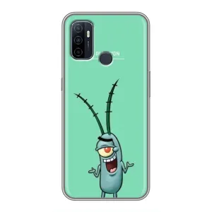 Чохол з принтом «Персонаж Планктон» для OPPO A53
