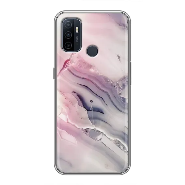Чехол с принтом «Пурпурный Мрамор» для OPPO A53