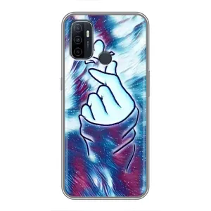 Чохол з принтом «Радужне серце» для OPPO A53