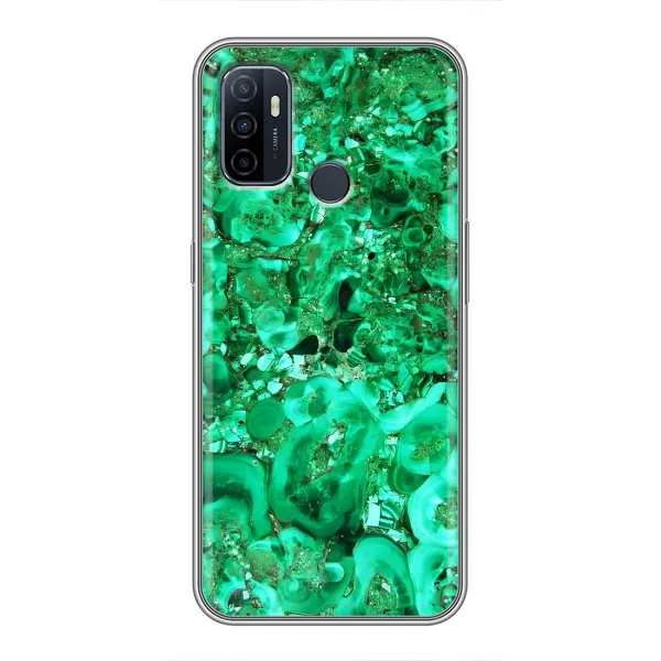 Чехол с принтом «Салатный Мрамор» для OPPO A53