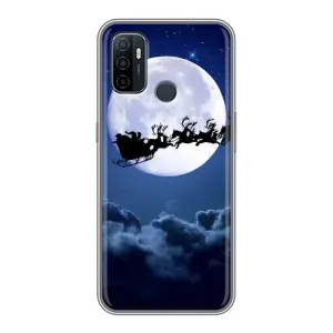 Чехол с принтом «Санта - луна» для OPPO A53