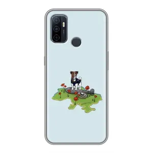 Чохли з картинкою собаки Патрон для Oppo A53 (AlphaPrint) (Сапер Пес)
