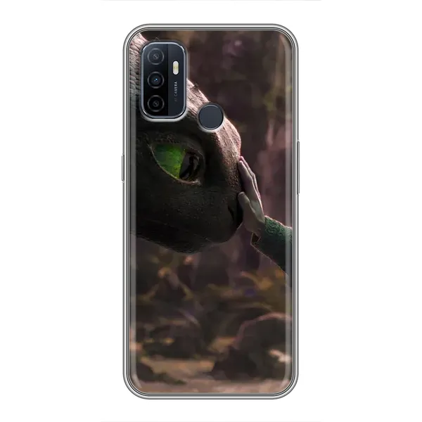 Чехол с принтом «Сцена с драконом» для OPPO A53