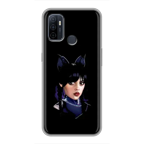 Чохол з принтом «серйозна Венздей» для OPPO A53 Чохол з принтом «серйозна Венздей» для OPPO A53
