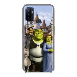 Чохол з мультфільмом Шрек на Oppo A53 (Казкові герої Шрека)