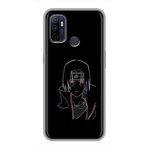 Чехол с принтом «силуэт Итачи» для OPPO A53