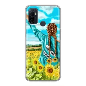 Чохол для Патріота України Oppo A53 - (AlphaPrint) (Україночка)