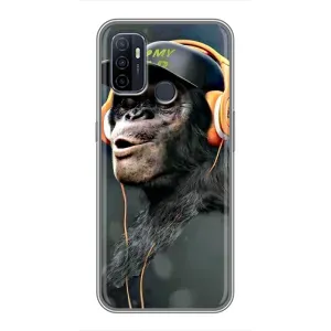Чохол з принтом «В навушниках» для OPPO A53