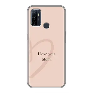 Чохол з принтом «Серце мамі» для OPPO A53