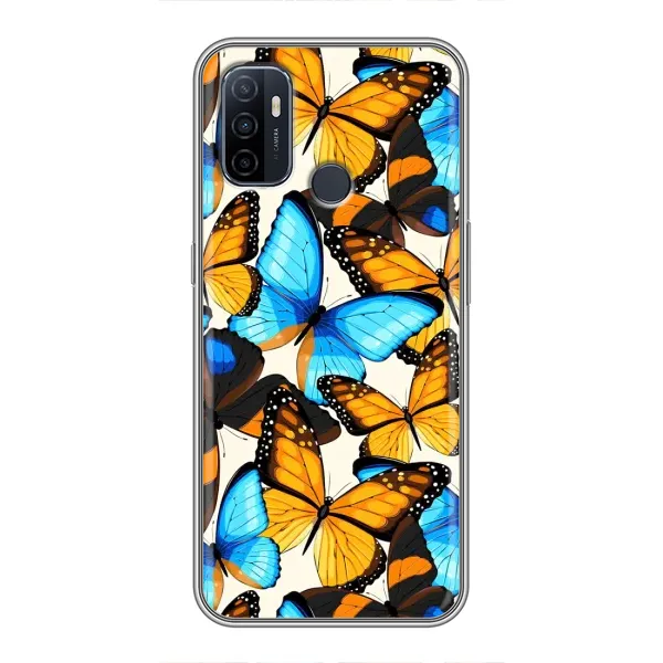 Чохол з принтом «Яскраві метелики» для OPPO A53 Чохол з принтом «Яскраві метелики» для OPPO A53