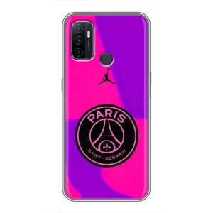 Чохли PSG для Oppo A53 (AlphaPrint) (яскравий ПСЖ)