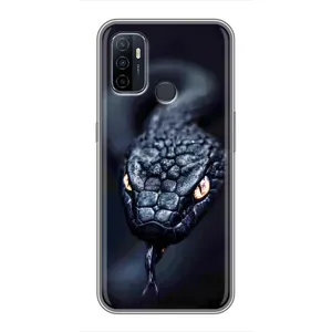 Чохол з картинкою 'Хижаки' для Oppo A53 (Чорна змія)