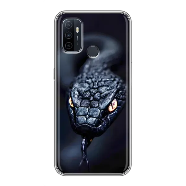 Чохол з принтом «Чорна змія» для OPPO A53